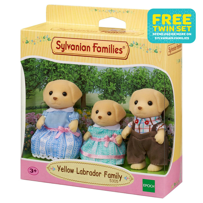 Sylvanian Families Yellow Labrador Family Figure Set