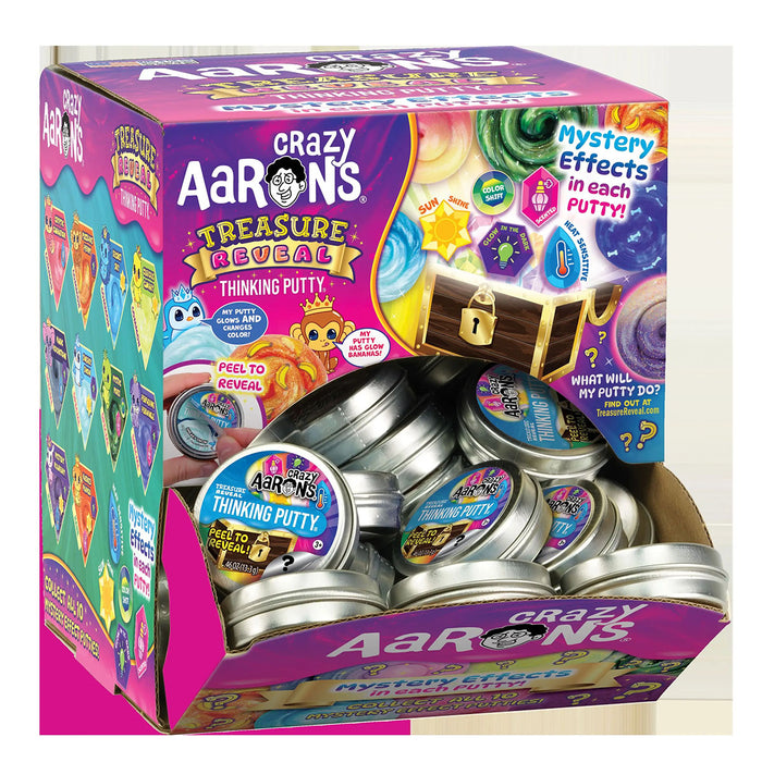 Crazy Aaron's Treasure Reveal Mini Thinking Putty 13.3g (styles vary)