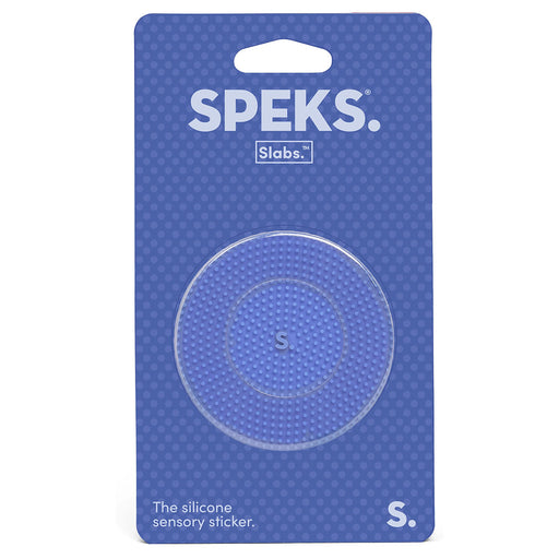 Speks Slabs Static Circle Blue Silicone Sensory Sticker