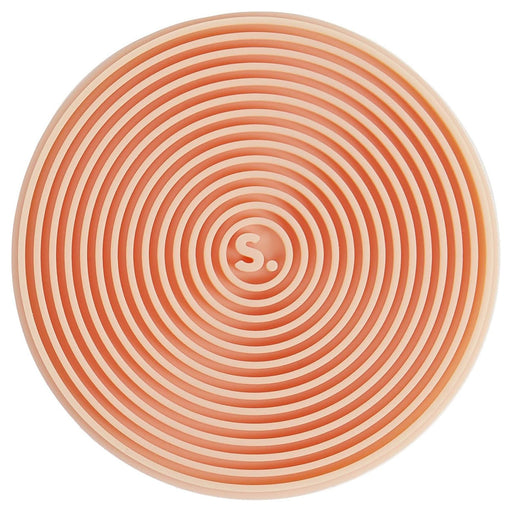 Speks Slabs Groove Circle Orange Silicone Sensory Sticker