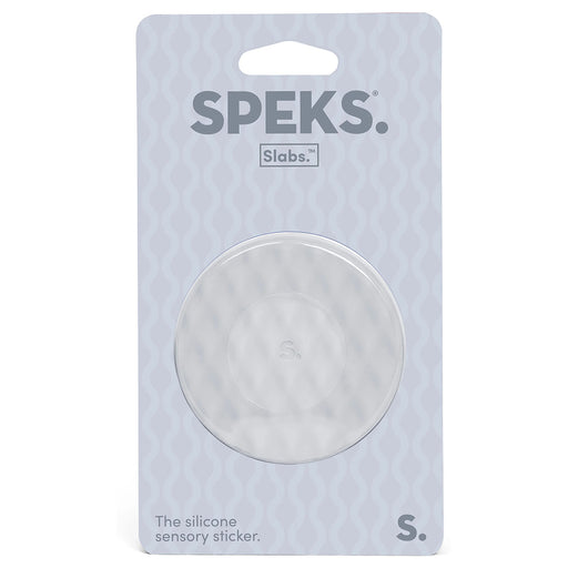 Speks Slabs Mesh Circle Grey Silicone Sensory Sticker