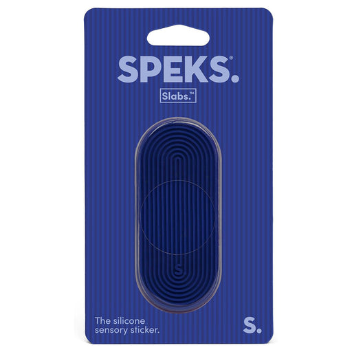 Speks Slabs Groove Blue Silicone Sensory Sticker