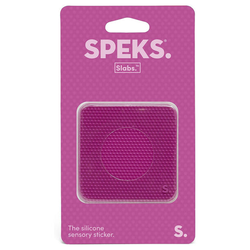 Speks Slabs Static Purple Silicone Sensory Sticker