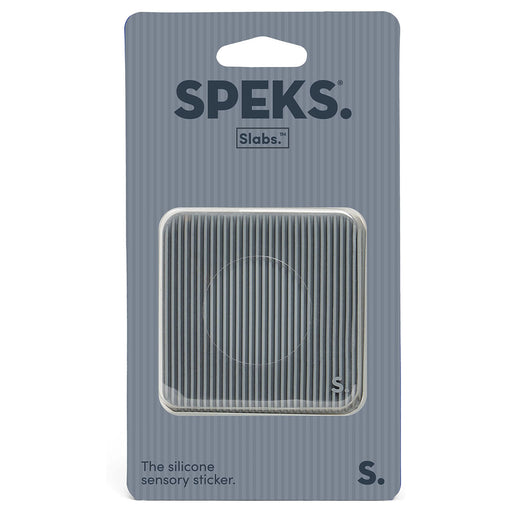Speks Slabs Groove Grey Silicone Sensory Sticker