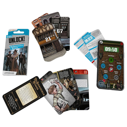 Unlock! Short Adventures 9: The Birmingham Murder Card Game