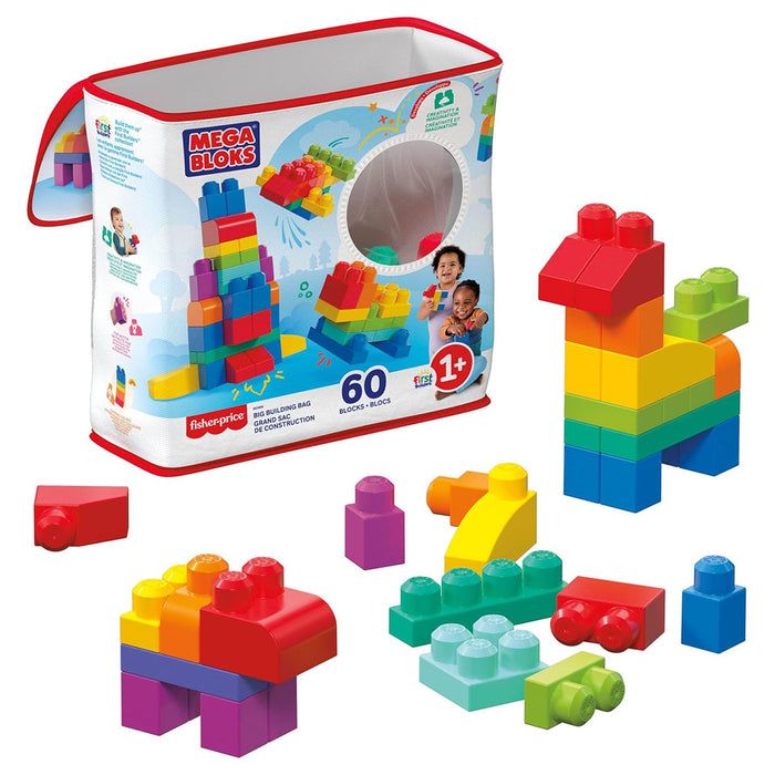 Mega Bloks First Builders: Big Building Bag (60 Blocks)