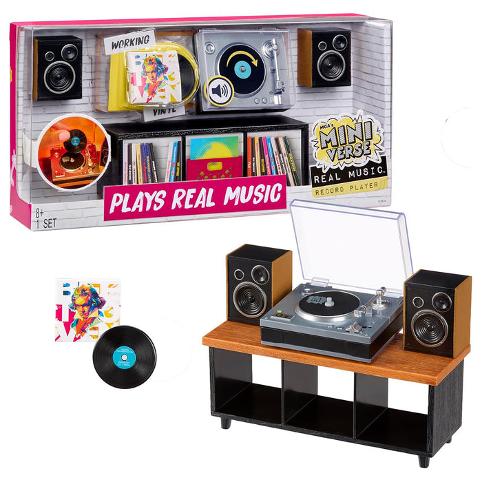 MGA's Miniverse Real Music Record Player Set