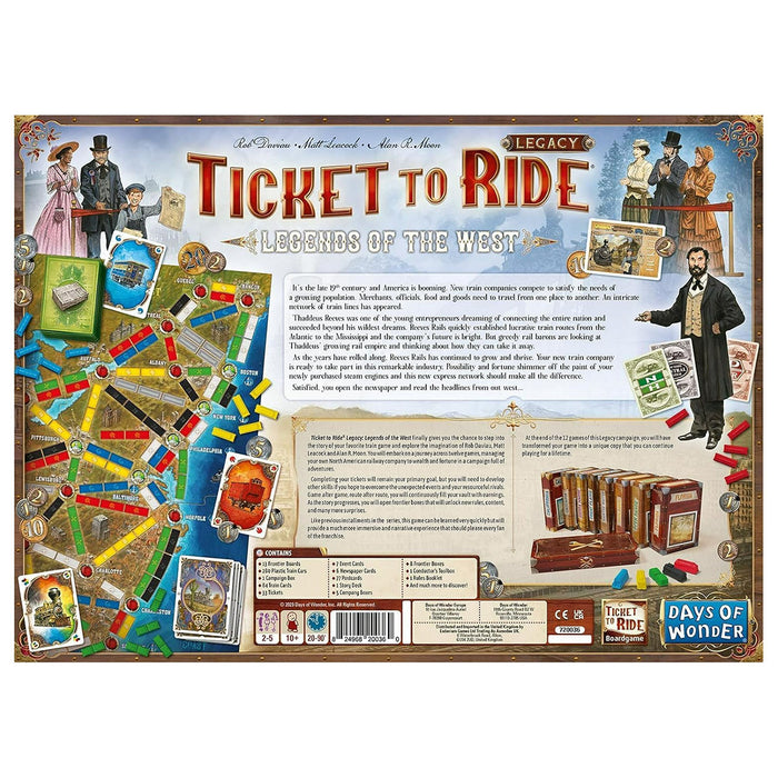 Ticket to Ride Legacy: Legends of the West Board Game