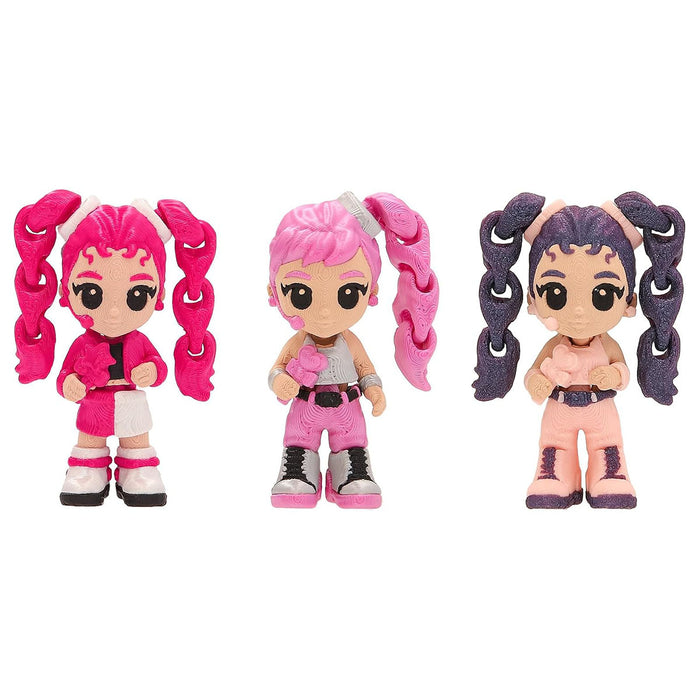 Palz 3D K-POP Idol Collection Series 1 Rina, Minji, and Mina Figures