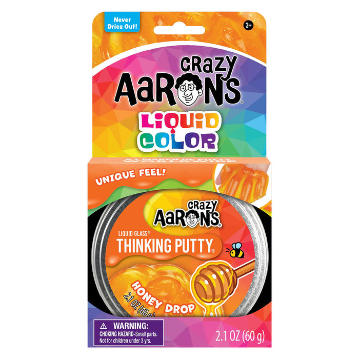 Crazy Aaron's Honey Drop Liquid Glass Thinking Putty 60g