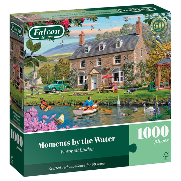 Falcon de luxe Moments by the Water 1000 Piece Jigsaw Puzzle