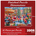 Falcon de luxe Advent Calendar Christmas Comes to Town 1008 Piece Jigsaw Puzzle