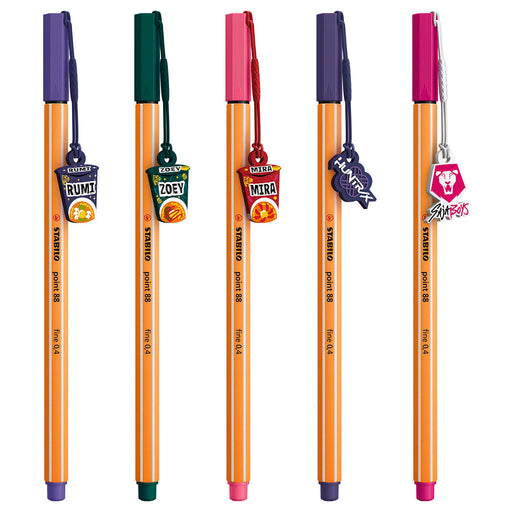 STABILO point 88 K-POP Demon Hunters Fineliner Pen (10 Pack)