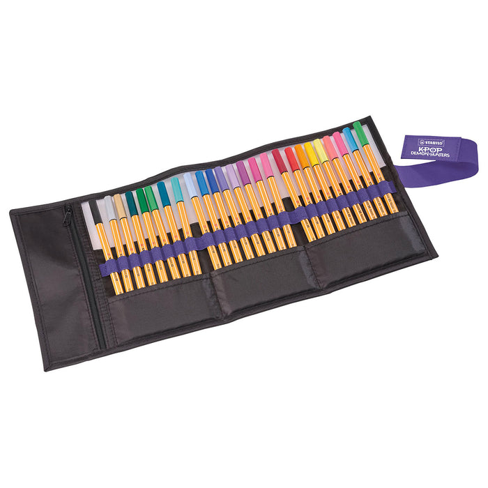 STABILO point 88 K-POP Demon Hunters Fineliner Pen Rollerset (25 Pack)