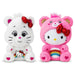 Care Bears x Hello and Friends: Cheer as Hello Kitty & Hello Kitty as Cheer 25cm Plush (2 Pack)