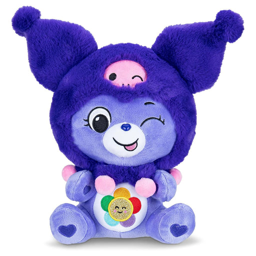 Care Bears x Hello Kitty and Friends: Harmony Bear as Kuromi 25cm Plush