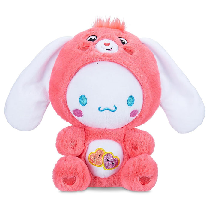 Care Bears x Hello Kitty and Friends: Cinnamoroll as Love-A-Lot Bear 25cm Plush