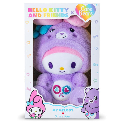 Care Bears x Hello Kitty and Friends: My Melody as Share Bear 25cm Plush