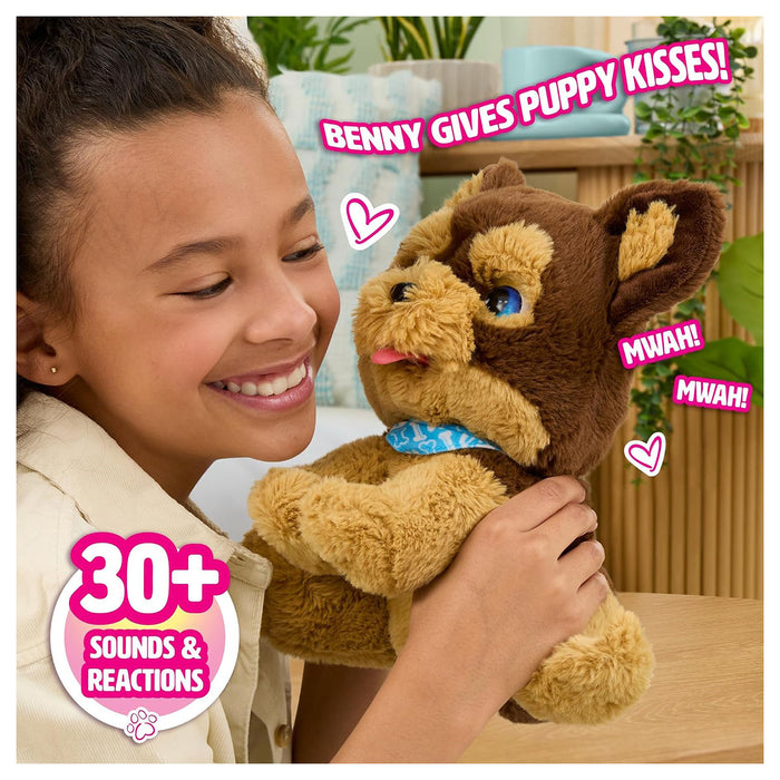 FurReal Benny the Kiss & Cuddle Pup Interactive Plush Pet