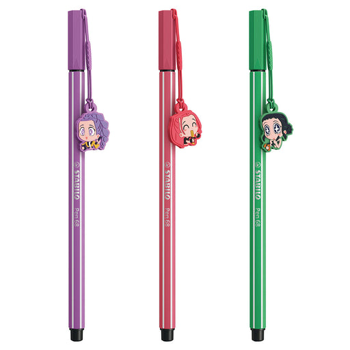 STABILO point 88 Premium Fibre-Tip + Pen 68 Fineliner K-POP Demon Hunters Pens (6 Pack) 
