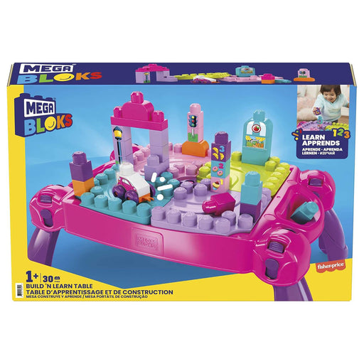 Fisher Price Mega Bloks Build 'N Learn Table Building Set