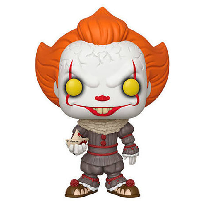 Funko Pop! Movies: IT: Chapter Two: Pennywise (with Boat) Jumbo Vinyl Figure #786