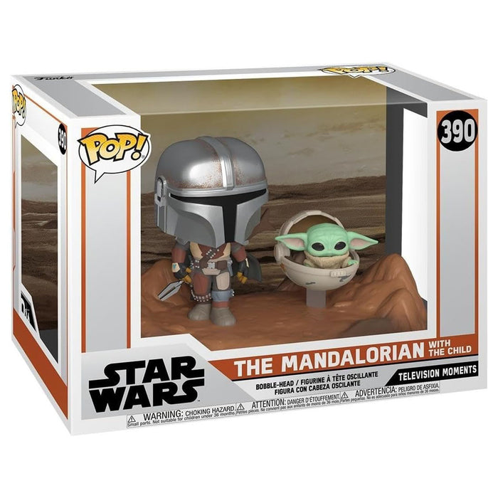 Funko Pop! Television Moments: Star Wars: The Mandalorian with The Child Vinyl Figure #390