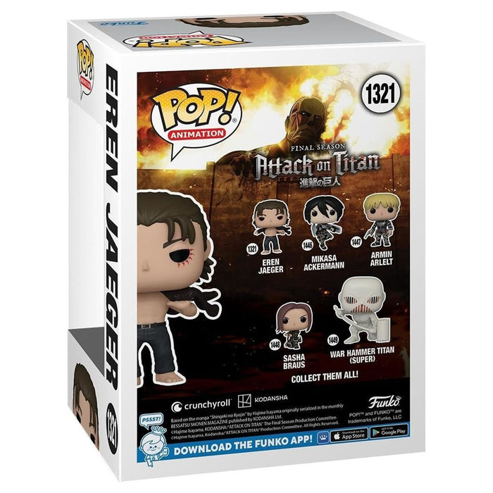Funko Pop! Animation: Attack on Titan: Eren Jaeger Vinyl Figure #1321
