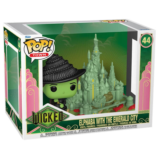 Funko Pop! Town: Wicked: Elphaba with the Emerald City Vinyl Figures #44