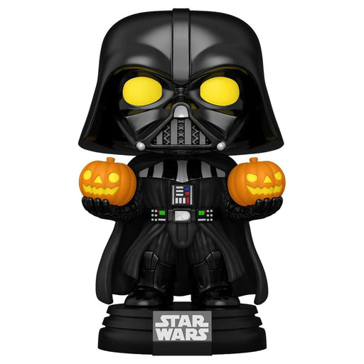 Funko Pop! Super: Star Wars: Light Up Darth Vader Holding Jack-O-Lanterns Bobblehead Figure #727