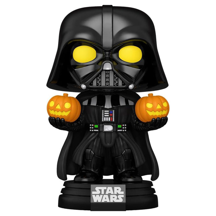 Funko Pop! Super: Star Wars: Light Up Darth Vader Holding Jack-O-Lanterns Bobblehead Figure #727