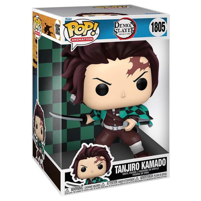 Funko Pop! Animation: Demon Slayer: Tanjiro Kamado Jumbo Vinyl Figure #1805