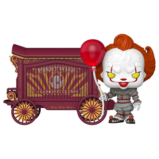 Funko Pop! Town: IT: Welcome to Derry: Pennywise & Wagon Vinyl Figures #49