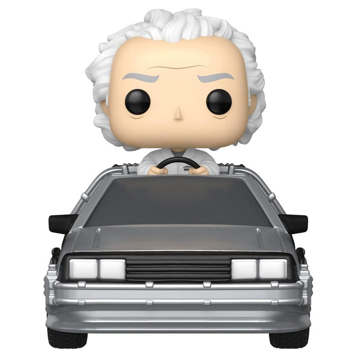 Funko Pop! Rides: Back to the Future: Doc with Time Machine Deluxe Vinyl Figure #133