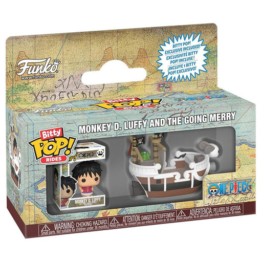 Funko Bitty Pop! Rides: One Piece: Monkey D. Luffy and the Going Merry Vinyl Figures