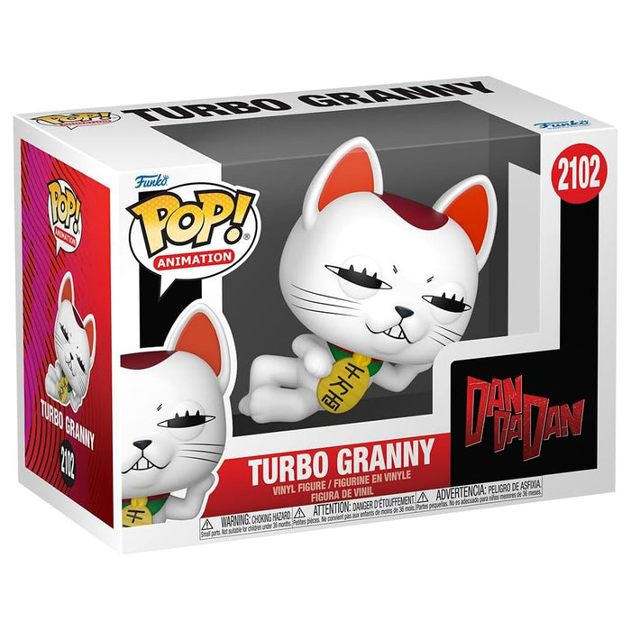 Funko Pop! Animation: Dandadan: Turbo Granny Cat Vinyl Figure #2102