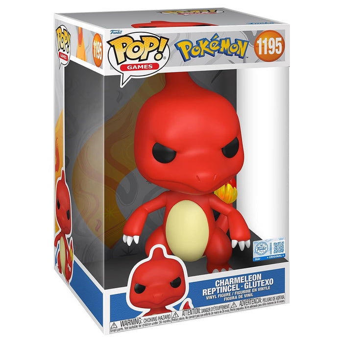Funko Pop! Games: Pokémon: Charmeleon Jumbo Vinyl Figure #1195