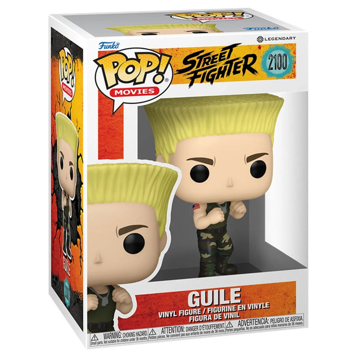 Funko Pop! Movies: Street Fighter: Guile Vinyl Figure #2100