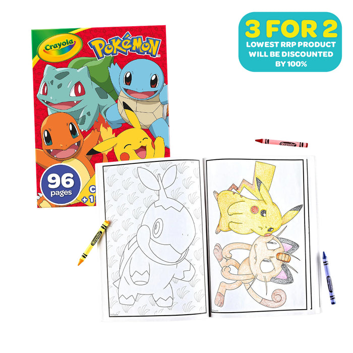 Pokémon Colouring Book & Sticker Sheet