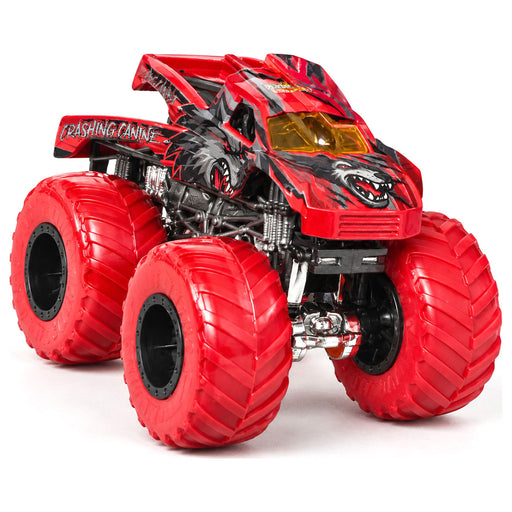 Hot Wheels Monster Trucks Stripes Earned:  Crashing Canine Truck 3/4