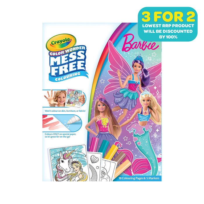 Crayola Color Wonder Mess Free Colouring Barbie
