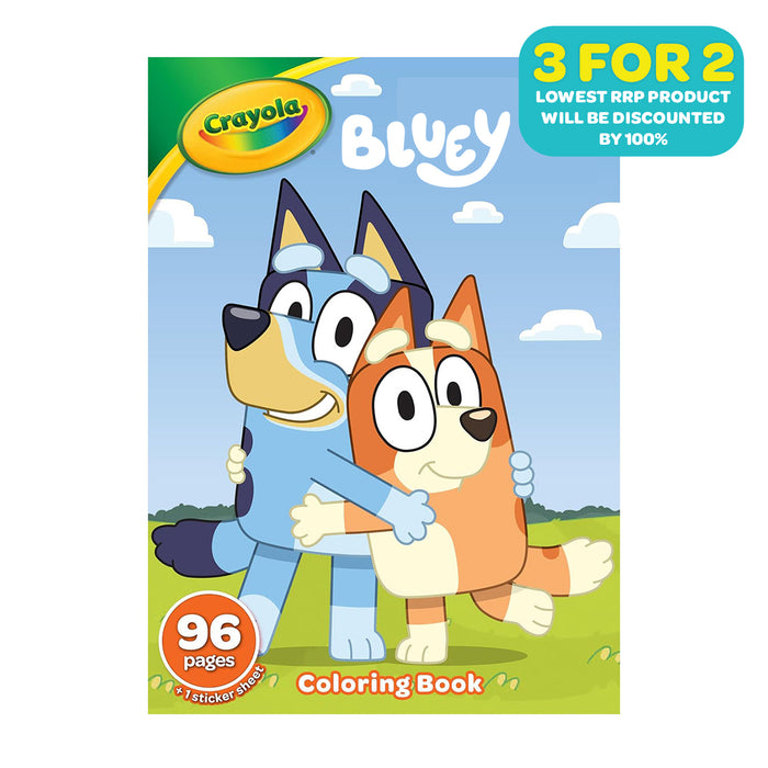 Crayola Bluey Colouring Book