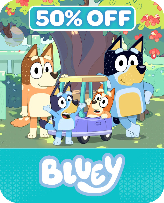 Save 50% on Bluey