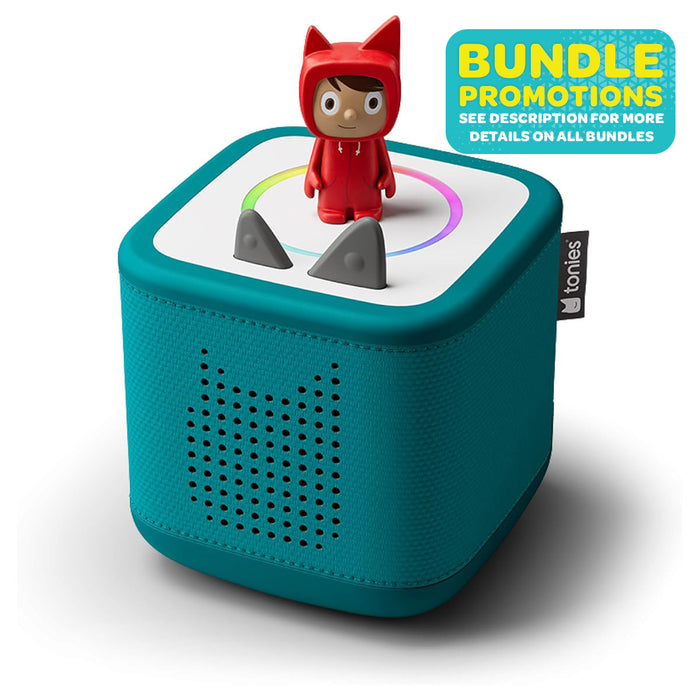 Tonies Toniebox 2 Tropical Teal Starter Set with Creative Tonie Rubie Audio Figure (for Bundle, See Description)