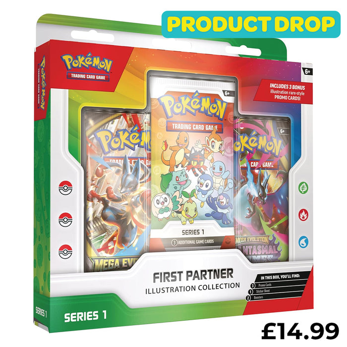 Pokemon TCG: First Partner Illustration Collection - Series 1