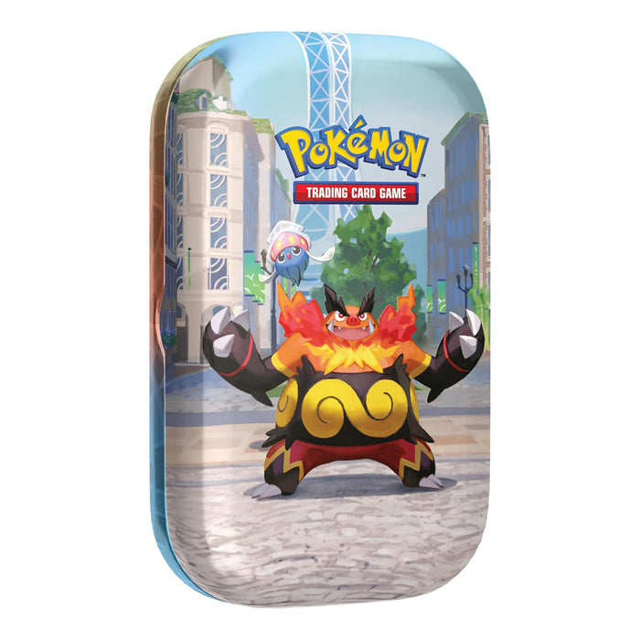 Pokémon TCG Lumiose City Mini Tin Emboar Inkay