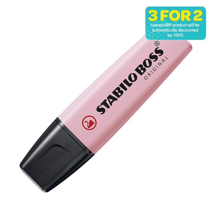 STABILO BOSS ORIGINAL Pastel Pink Blush Highlighter