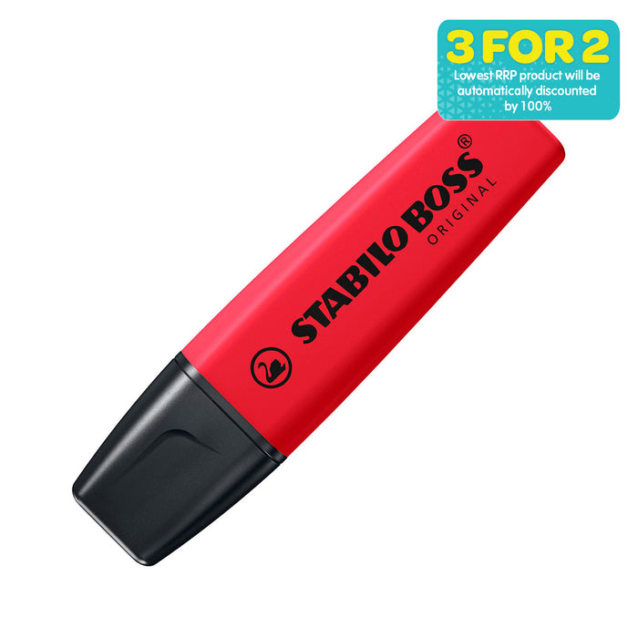 STABILO BOSS ORIGINAL Real Red Highlighter