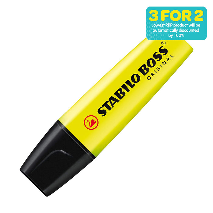 STABILO BOSS ORIGINAL Yellow Highlighter