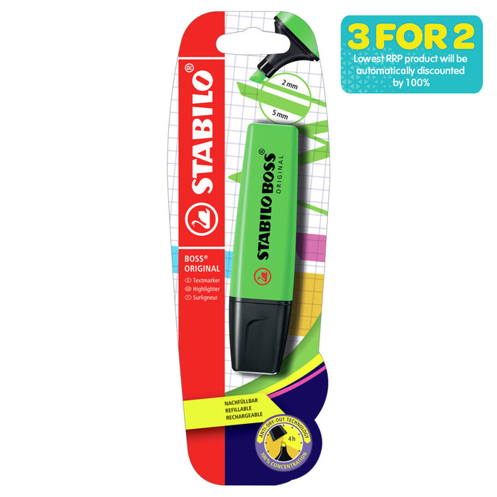STABILO BOSS ORIGINAL Green Highlighter